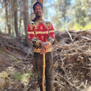 Vintage Polo Ralph Lauren Aztec Hand Knit Wool Sweater - Women's Med/Men's SM